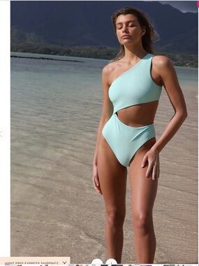 Free People Beach Riot Celine ribbed one piece❤️❤️❤️❤️